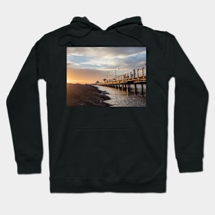 St Kilda Pier Sunset Hoodie